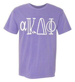 alpha Kappa Delta Phi Comfort Colors Heavyweight Design T-Shirt