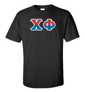 Chi Phi Two Tone Greek Lettered T-Shirt