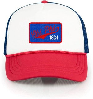 Chi Phi Red, White & Blue Trucker Hat