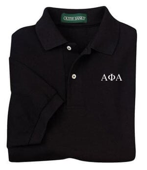 alpha phi alpha polo shirts