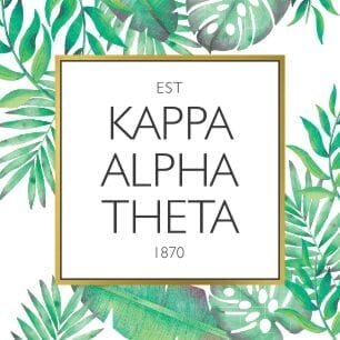 Kappa Alpha Theta Tropical Sticker Decal Sale 6 95 Greek Gear