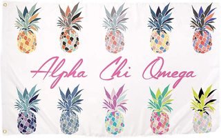 Alpha Chi Omega Pineapple Flag