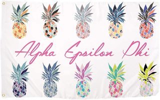 Alpha Epsilon Phi Pineapple Flag
