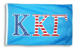 Kappa Kappa Gamma 3 X 5 USA Flag