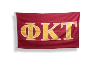 Phi Kappa Tau Big Greek Letter Flag