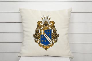 APhiO Linen Crest - Shield Pillow