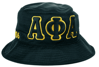 Alpha Phi Alpha Embroidered Bucket Hat