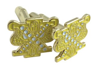 Chi Psi Color Crest - Shield Cuff links-ON SALE!