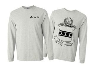 ACACIA World Famous Crest - Shield Long Sleeve T-Shirt- $24.95!