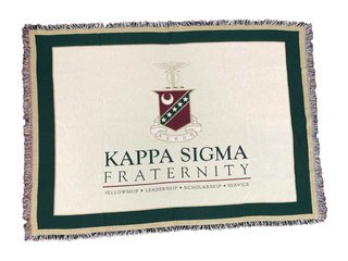 Kappa Sigma Deluxe Afghan Blanket