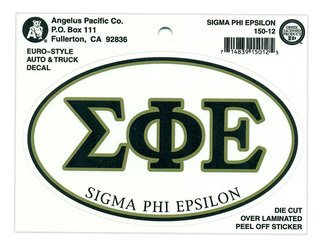 Sigma Phi Epsilon Stickers & Decals - Greek Gear