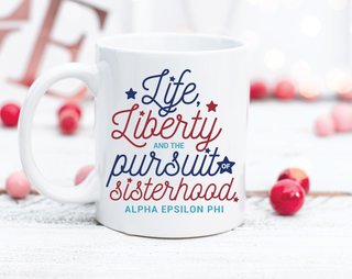 Alpha Epsilon Phi Sisterhood Mug