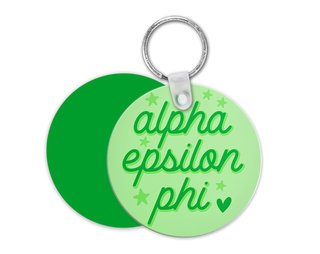 Alpha Epsilon Phi Star Key Chain