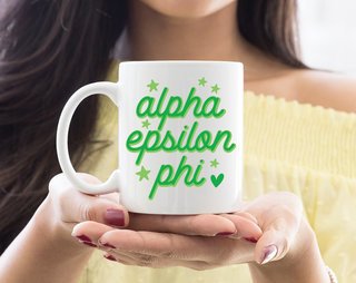 Alpha Epsilon Phi Star Mug