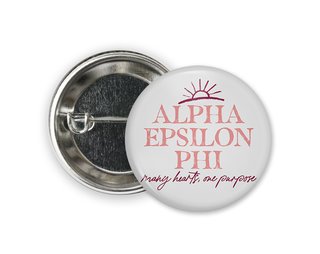 Alpha Epsilon Phi Sun Button