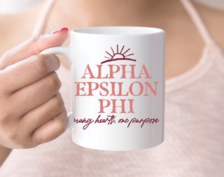 Alpha Epsilon Phi Sun Mug