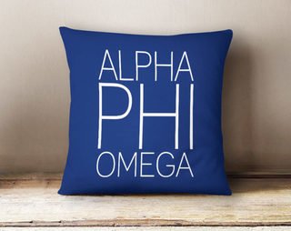 Alpha Phi Omega Simple Pillow