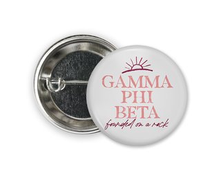 Gamma Phi Beta Sun Button