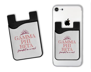 Gamma Phi Beta Sun Card Caddy