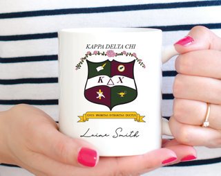 Kappa Delta Chi Custom Crest Mug
