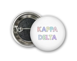 KD Kappa Delta We Stick Together Single or Bulk 2.25 Greek Pinback Sorority Button