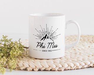 Phi Mu Mountain Mug