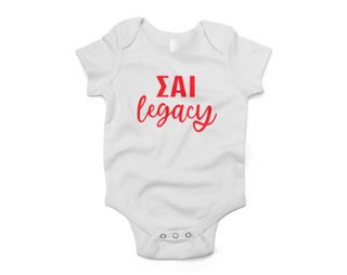 Sigma Alpha Iota Legacy Baby Outfit Onesie