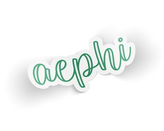 Alpha Epsilon Phi Kem Sticker