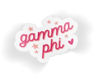 Gamma Phi Beta Star Sticker