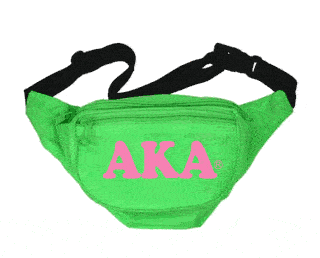 alpha kappa alpha fanny pack