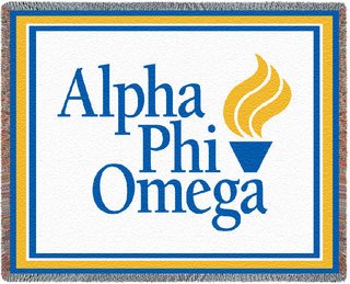 Alpha Phi Omega Blanket Throw