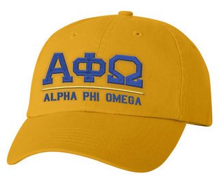Alpha Phi Omega Old School Greek Letter Hat