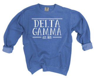 delta gamma crewneck