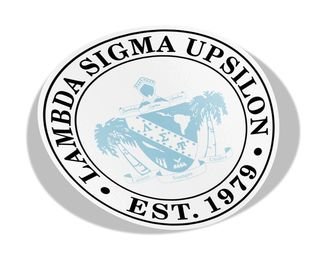 Lambda Sigma Upsilon Circle Crest - Shield Decal