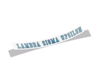 Lambda Sigma Upsilon Long Window Sticker