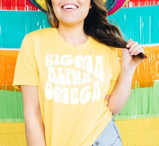 Sigma Alpha Omega Sorority Shag T-Shirt