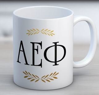 Alpha Epsilon Phi Letter Coffee Mug