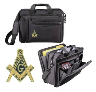 personalized masonic briefcase