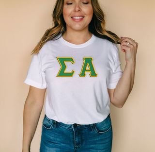 DISCOUNT Sigma Alpha Lettered Tee