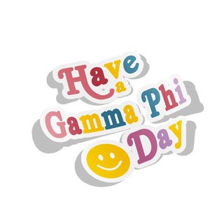 Gamma Phi Beta Day Decal Sticker