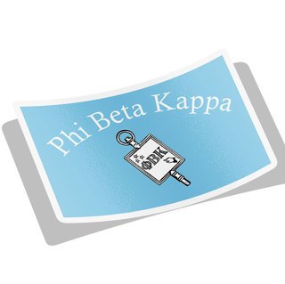 Phi Beta Kappa Flag Decal Sticker