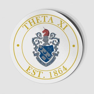 Theta Xi Stickers & Decals - Greek Clothing - Greek Gear