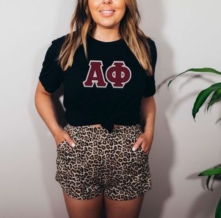DISCOUNT Alpha Phi Lettered Tee
