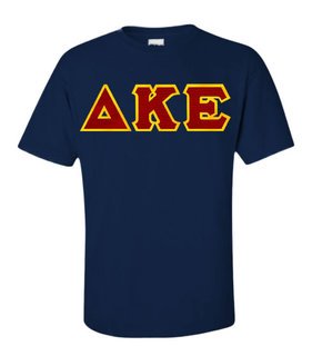 DISCOUNT Delta Kappa Epsilon Lettered T-shirt