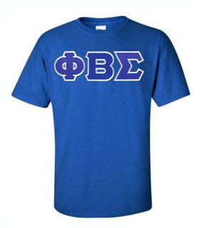 DISCOUNT Phi Beta Sigma Lettered T-shirt