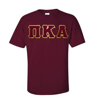 DISCOUNT Pi Kappa Alpha Lettered T-shirt