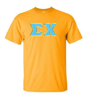 DISCOUNT Sigma Chi Lettered T-shirts