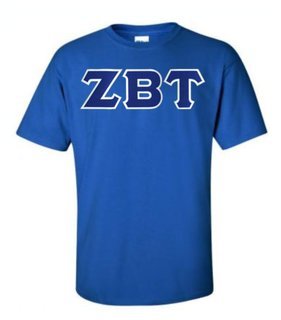 DISCOUNT Zeta Beta Tau Lettered T-shirt