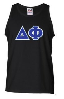 DISCOUNT- Delta Phi Lettered Tank Top