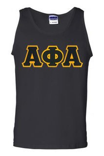 DISCOUNT- Fraternity Lettered Tank Top